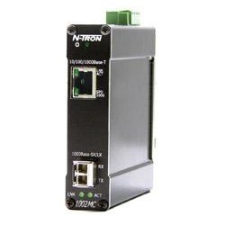 Red Lion 1002MC-SX Industrial Media Converter 1 x RJ45 Port 1 x SFP LC Duplex Gigaabit Fibre Port