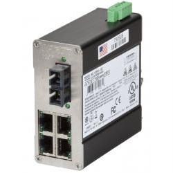 Red Lion 105FXE-SC-40 Unmanaged Industrial Ethernet Switch (4) 10/100 Base-TX (1) 100 Base-FX -Port