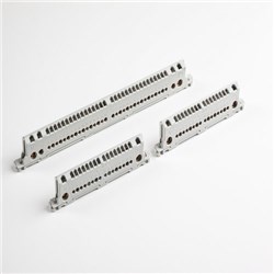 IDE 22002AS/NZS Earth + Neutral Bar with Label 12-P IP65 For: IDE IP65 LC