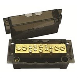 IPD A165/7 Enclosure Neutral Link 165 A 7 Black