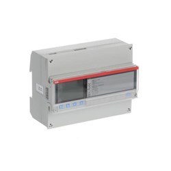 ABB A43-111-100 ThreePHase Electricity Meter 80A 3PH 1 Digital Output I/O Platinum