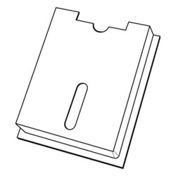 ABB ARIADP-A4 Document Pocket Grey 325W  180H