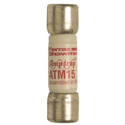 Mersen ATM4 Fast-Acting Midget Fuse 4A 600VAC/DC 0.41 in Dia 1.5 in L 100kA Interrupt Ferrule