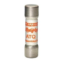 Mersen ATQR7 Power Fuse 7A 600/300VAC/DC Class CC 10.4mm Dia x 38.1mm L Ferrule Terminal Class CC 200kA