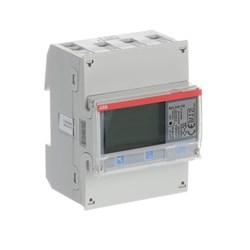 ABB B23-312-100 ThreePHase Electricity Meter 65A 3PH 2 Digital Inputs/Outputs I/O Silver