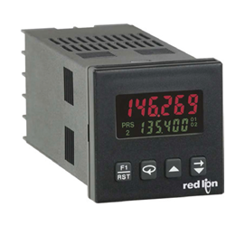 Red Lion C48CD100 Dual Preset Counter 85-250VAC 6 Digit Backlit LCD Display