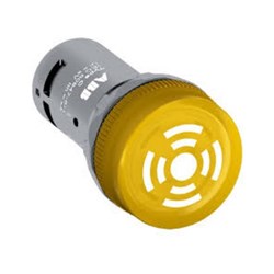 ABB CB1-610Y Buzzer Illuminated 24VAC/DC Yellow Pulsating Output 53mA 60mcd