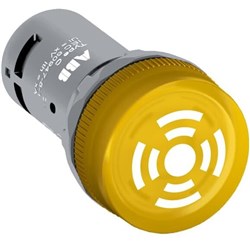 ABB CB1-613Y Buzzer Illuminated 230VAC/DC Yellow Pulsation Output 70mA 60mcd