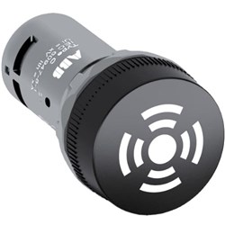 ABB CB1-630B Buzzer Non-Illuminated 24VAC/DC Black Pulsating Output 48mA