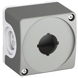 ABB CEP1-0 1-Hole Compact Enclosure Dark Grey/Light Grey For: CP1 CP2 CP3 CP4