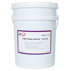 IPD CG20 Heavy Duty Cable Pulling Gel Lubricant 20 Ltr Clear Yellow Gel