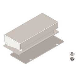 Elsteel CHM14620 Type A Chimney RAL7032 Grey 68W 196H