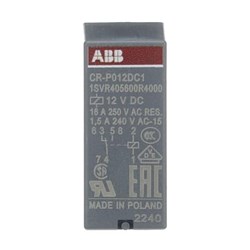 ABB CRP012DC1 Pluggable Interface Relay 12VDC 1CO SPDT Contact 8A