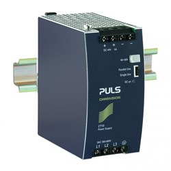 Puls CT10.481 Power Supply 3PH 380-480VAC 48VDC 5A 240 Watt 18.6 Watt DIN Rail Mount Screw Terminal IP20