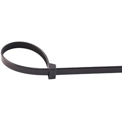 IPD CT370-4.8B Cable Tie 4.8mm W x 370mm L 102mm Dia Bundle 100 PCS