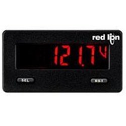 Red Lion CUB5PB00 Miniature Electronic Dual Counter and Rate Indicator 9-28VDC Red/Green LCD w/Backlighting Display