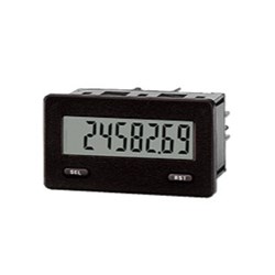 Red Lion CUB5R000 Miniature Electronic Dual Counter and Rate Indicator 10-28VDC 8 Digit LCD, LED Backlight Display