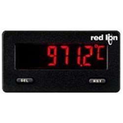 Red Lion CUB5TCB0 Miniature Electronic Dual Counter and Rate Indicator 9-28VDC 5 Digit LCD Display