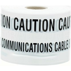 IPD CUGWTW-500M Underground Waring Tape 150mm W 500 m L White
