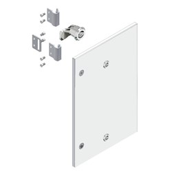Elsteel DO10730 Enclosure Door 600W 200H 1.5mm Thick Mild Steel RAL7032 Grey