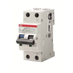 ABB DS201MC10APR30 Residual Current Circuit Breaker with Overcurrent Protection 10 kA 2-P 30mA 10A C-Curve TypeA IP40