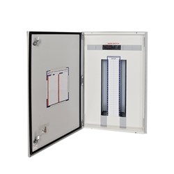 IPD DISTRIBUTION BOARD 60P IP40 GREY, 160A MAIN SWITCH E40L60T160