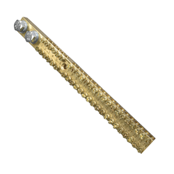 IPD EB24 24 Way Earth Bar 165 A 10 x 20sq-mm 227mm L Bar