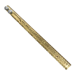 IPD EB36 36 Way Earth Bar 165 A 10 x 20sq-mm 310mm L Bar