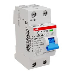 ABB F202A25AP-R Residual Current Circuit Breaker 2-P 25A 10 kA 30mA TypeA