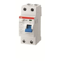 ABB F202A63AP-R Residual Current Circuit Breaker 2-P 63A 10 kA 30mA TypeA