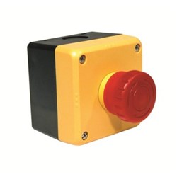 IDEC FB1W-XW1E-LV411 Emergency Stop Station Illuminated 1NC+1NO Red Pull 24VAC/DC