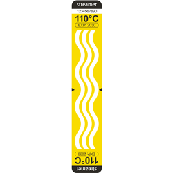 Streamer FP.VT.110C.Y2.WW Visual Fire Prevention Thermolabel 110deg C 18 Pack