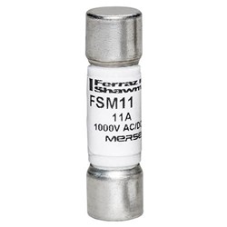 MERSEN FUSE LINK 11A MULTI-METER 1000V AC/DC 38.1*10.3MM FERRULE FSM11