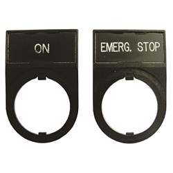 IDEC HWAM-120 Name Plate Legend: REVERSE Aluminum For HW and YW Series HWAM-120 22mm Pilot Devices