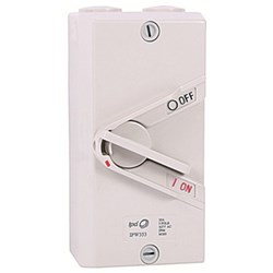 IPD IPW204 Padlockable Weatherproof Isolator 4-P 20A 415V IP66