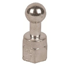 DEHN KFP25M12 Straight Fixed Ball Point With M12 Female Thread 42000A 29600A 25mm Internal Thread M12