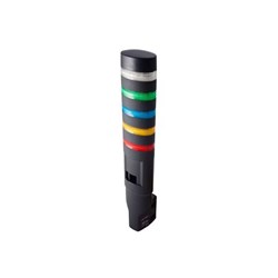 IDEC LD6A-5WZQB-RYSGW Light Tower Wall Mount 24VDC Red/Yellow/Blue/Green/White