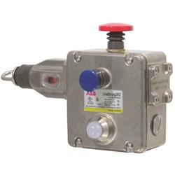 ABB LINESTRONG3RZ Emergency Stop Grab Wire W/E-Stop Button 2NO+4NC Silver Contact 316 Stainless Steel