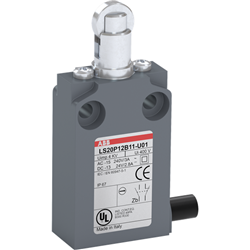 ABB LS20P12B11-U01 Limit Switch Steel Roller Plunger 1NO-1NC 30mm W Plastic