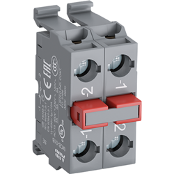 ABB MCB-02B Contact Blocking Device 1NO+2NC 690VAC/DC Rear Mount Non-Illuminated IP20 For Pilot Devices