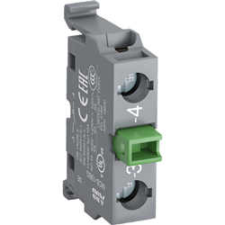 ABB MCB-10B Contact Block 1NO 690VAC/DC Rear Mount Non-Illuminated IP20
