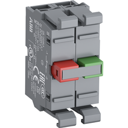 ABB MCB-11 Contact Blocking Device 1NO+1NC 690VAC/DC Front Mount Non-Illuminated IP20 For Pilot Devices