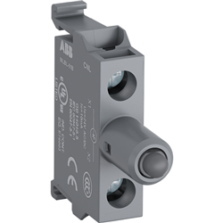ABB MLBL-01BY LED Block Yellow 24VAC/DC Rear Mount IP20 For MCBH MP MPM M2SS M3SS Pilot Devices