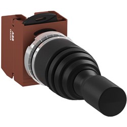 ABB MMJ2LA20 Illuminated Joystick Operator Switch 48VAC/VDC 22mm dia Mounting Hole 2NO