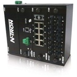 Red Lion NT24K-DR16-AC Modular Managed Industrial Ethernet Switch 90-264VAC
