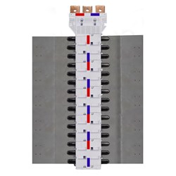 IPD NY63XT4SD30 Nybus MCCB Chassis 30-P 630A Single Feed Double Sided Feed XT4 For: ABB MCCB-XT3 ABB MCCB-XT4