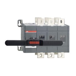 ABB OT1250E03CP Changeover Switch 1250A 415VAC IP20 4-Hole Front Mount 3-P