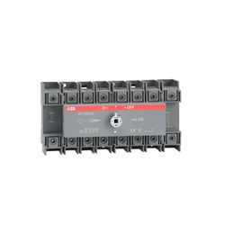 ABB OT125F4CK-K Changeover Switch 125A 750VAC/DC IP20 Front DIN Rail Mount 4P-4P-P
