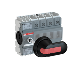 ABB OT160G04P Switch-Disconnector IP20 160A 4-P 1000VAC Main Circuit Black Base Mount