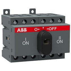 ABB OT16F3C Changeover Switch 16A 415VAC IP20 4-Hole Front Mount 3-P